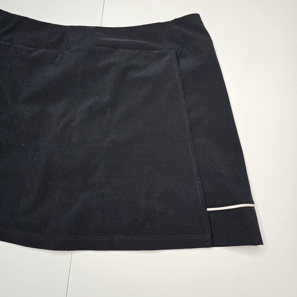 Oakley Womens XL Black Balata Golf Skort Skirt Lined Stretch Pull On Tennis - Picture 4 of 15